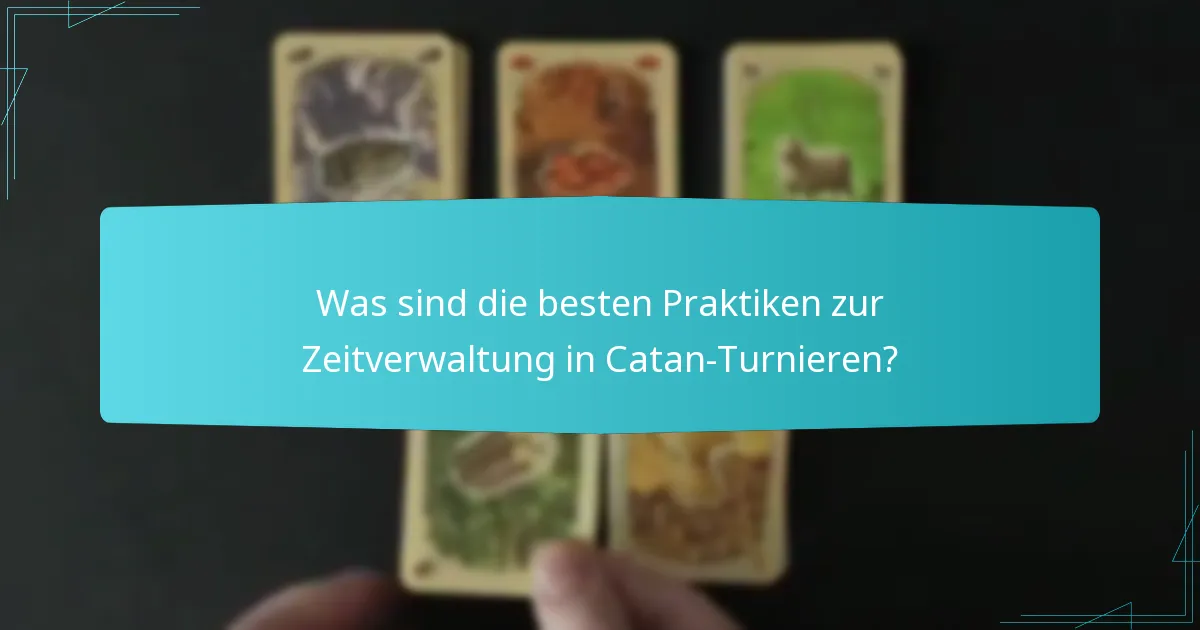 Wie ist der Veranstaltungszeitplan für Catan-Turniere strukturiert?