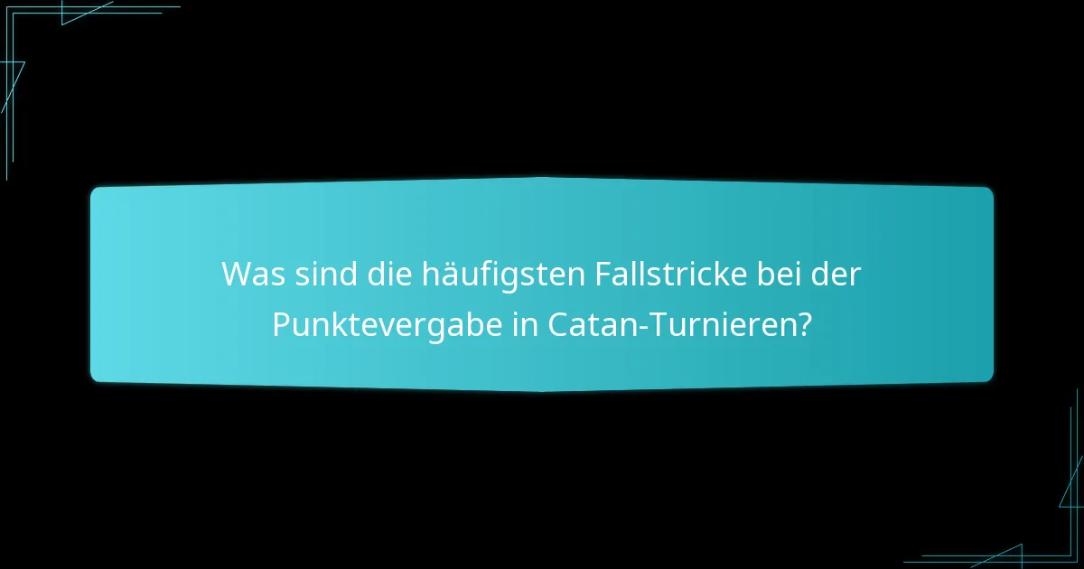 Wie werden die Spieler in Catan-Turnieren eingestuft?